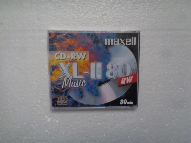 CD-RW Audio Vierge MAXELL XL-II 80 Music - CD Rewritable 80min Neuf