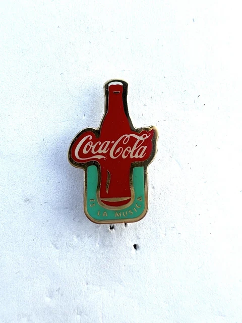 x1 PIN COCA-COLA " ES LA MUSICA " BOTTLE SPECIAL FOR SPAIN MARKET RARE