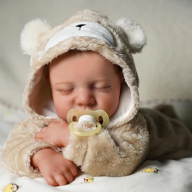 Poupée Reborn – MG Melissa Georges 'Le Chagrin' – Bébé Réaliste 62 Cm – Silicone