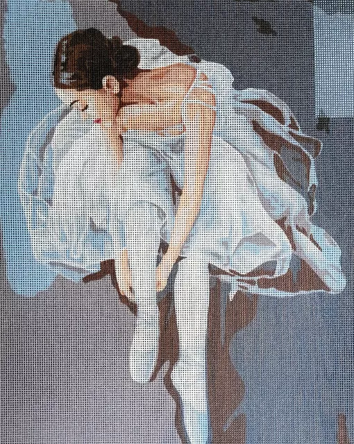 Needlepoint Tapestry Painted Canvas Gobelin 11569 - Ballerina. 20"x24"