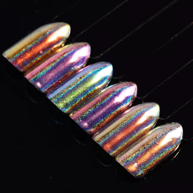 Chameleon Nail Flakes Multichrome Powder Colour Shifting Nails Rose Gold  TREND