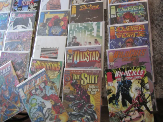 (54) Image comics collection superhero lot "V" Supreme Srtyke Force Gen 13 Wild 7