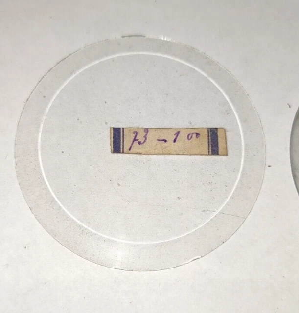 Verre Plat Minéral Pour Réveil Ou Pendule - Diamètre 7.5 Cm - épaisseur 1.55 Mm - Neuf Sans étiquette
