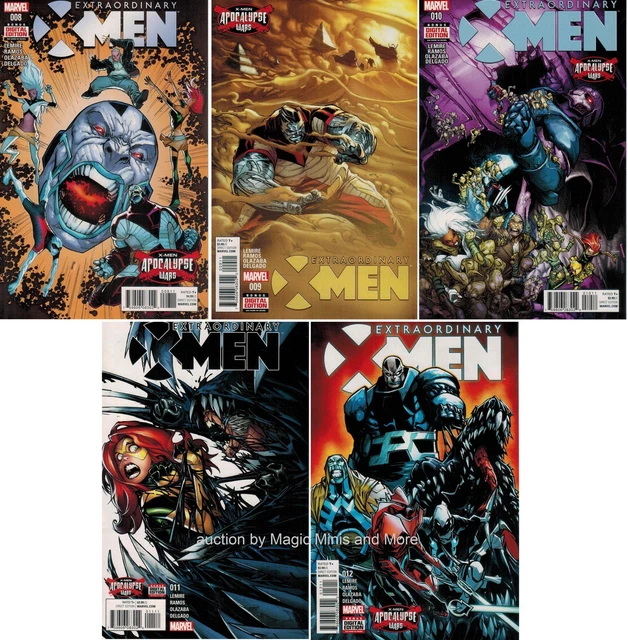 EXTRAORDINARY X-MEN: Apocalypse Wars (5) comic run #8 9 10 11 12 Marvel set 1st