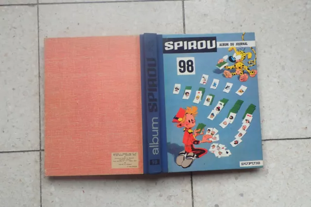 reliure album recueil spirou 98 TBE-TTBE avec MR mini récits