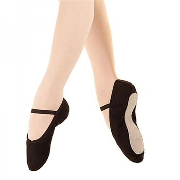 BLACK CANVAS SO Danca BAE24 full sole ballet shoes all sizes £5.00