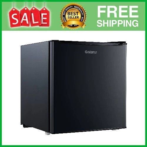 GALANZ 1.7 CU Ft Single Door Mini Fridge GL17BK, Black 72.50 PicClick