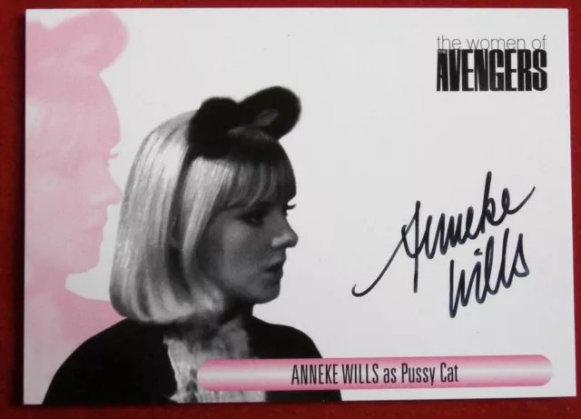 Women Of "THE AVENGERS" - Anneke Wills - Hand-Signed Autograph Card