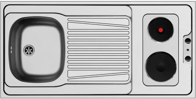 PYRAMIS 140404001 Pantryabdeckung (120X60) 1B 1D Elektro / Pantry Spüle