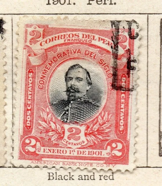 Peru 1901 Early Issue Fine Used 2c. NW-218975