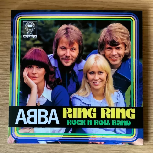 ABBA Ring Ring 7 Zoll Vinyl Single 1. Presse S EPC 2452 Repro Hülle (SEHR GUTER/M)