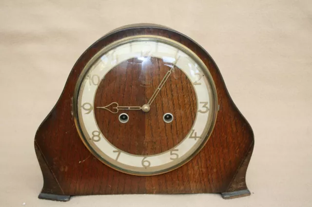 Vintage Smiths Enfield Striking Mantel Clock