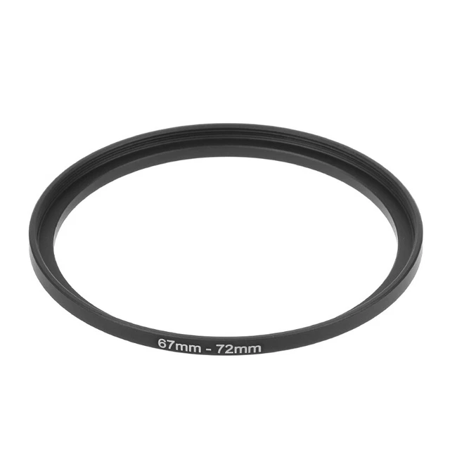 Anelli step up in metallo 67 mm a 72 mm adattatore obiettivo filtro fotocamera accessori strumenti nuovo