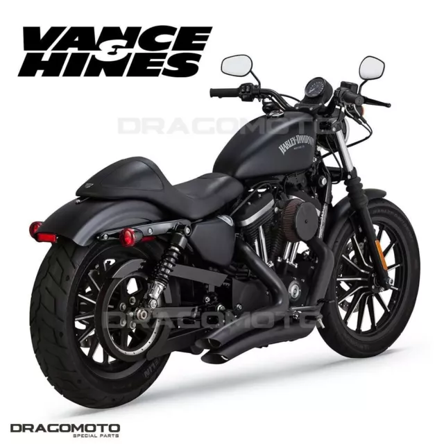 Full exhaust Vance & Hines B-R 2-2 BLK 14-19 XL 46067 Harley Davidson Big Radius