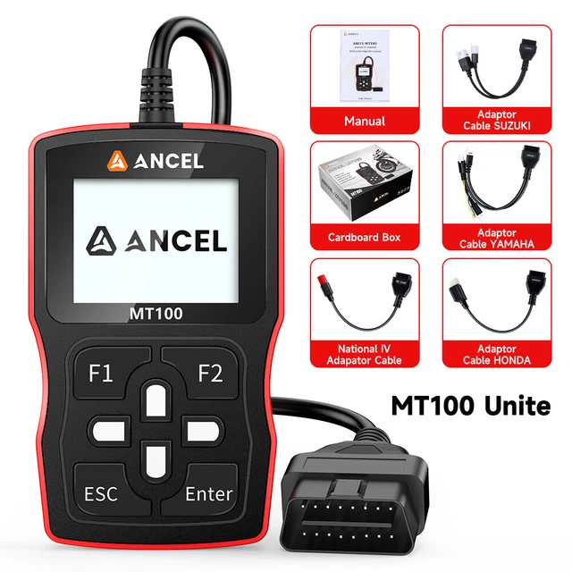 ATV MOTORCYCLE SCANNER Fit for YAMAHA/HONDA/SUZUKI Code Reader