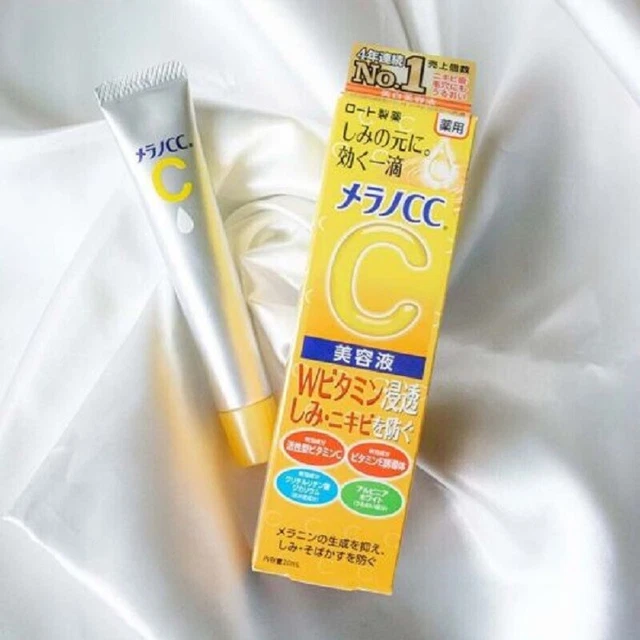 2PCS Rohto Melano CC Anti-Spot Vitamin C Medical Intensive Recreation Essence20g
