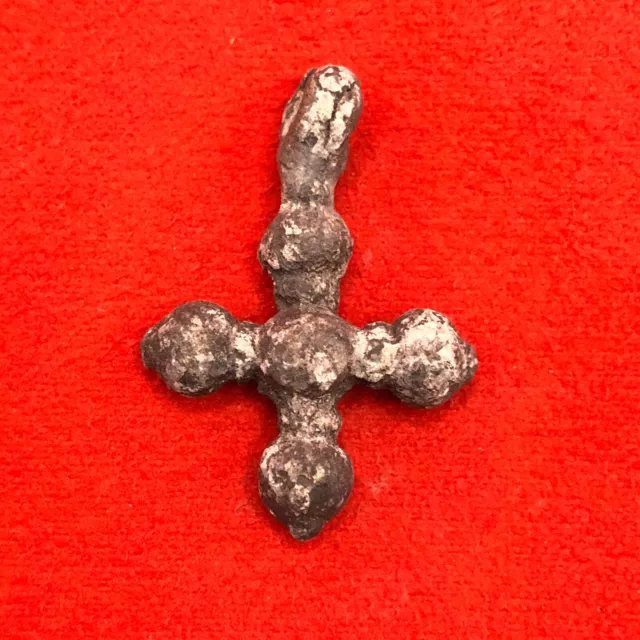 Antique Bronze Cross Artifacts Viking Age 10-13 century Kievan Rus Ancient