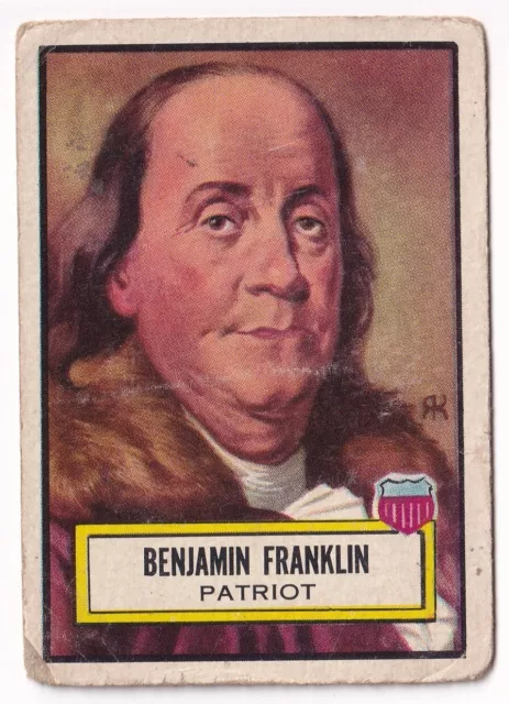 1952 Topps Look 'n See Benjamin Franklin #21