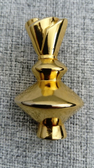 Belle Broche Vintage Signée REGINE'S Paris - Diffuseur De Parfum En Métal Doré