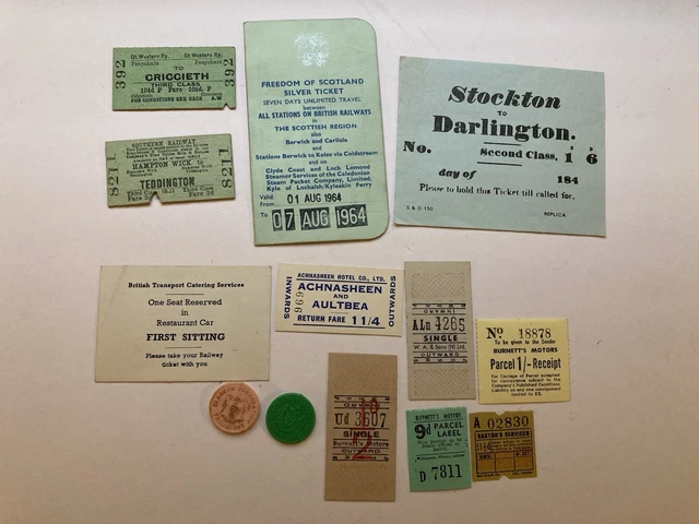 TRAIN TICKET COLLECTION (some Bus Tickets/Tokens) £6.49 - PicClick UK