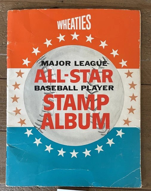 1964 Wheaties Major League Baseball Player Stamp Album COMPLETE Clemente Mays