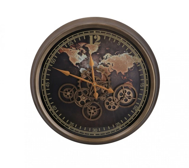 RELOJ DE ESTILO Shabby Design Industrial Country de Metal Grande