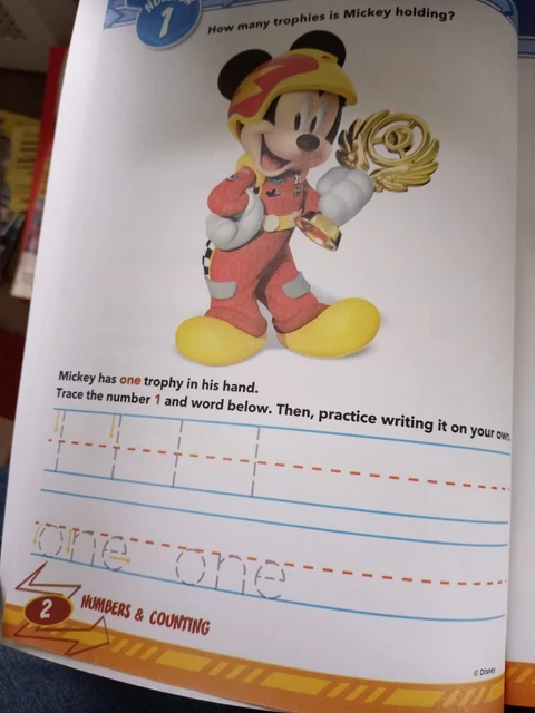 Mickey Mouse Numbers Racers DISNEY MICKEY AND The Roadster Racers Number & Counting Learning ...