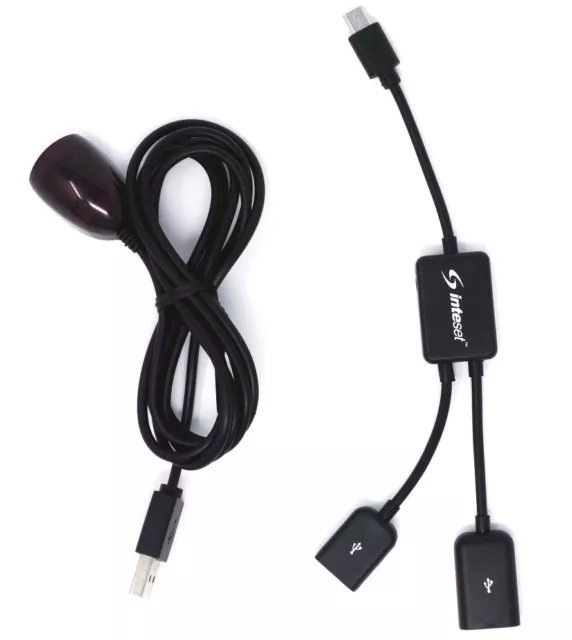 Inteset IReTV USB IR Receiver & Y Cable for use with Fire TV & Inteset Remotes