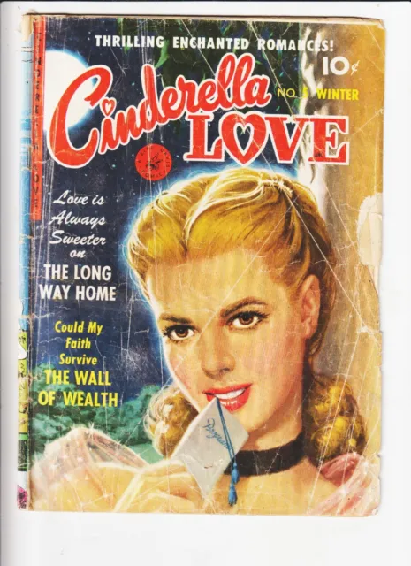 Cinderella Love #5 Ziff-Davis 1951 r Romance Comic Book VG+