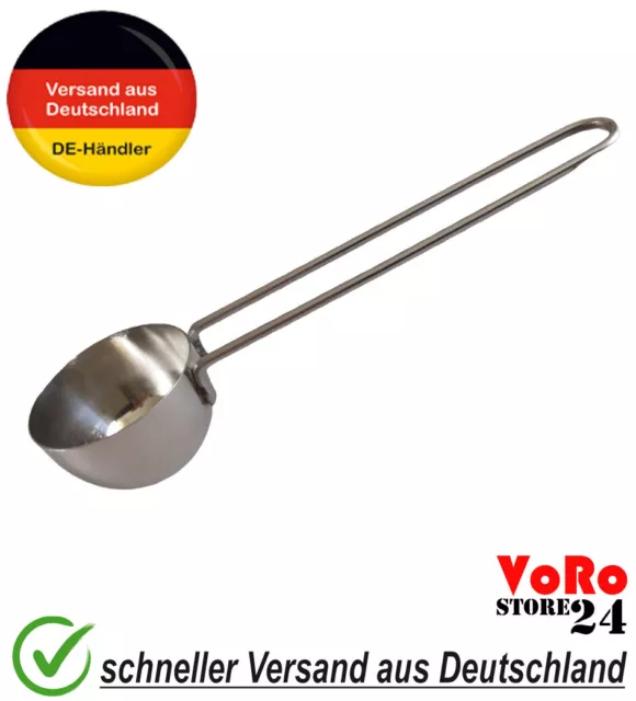 Kaffeelot - Messlöffel - Dosierlöffel - Kaffeelöffel 143 mm Edelstahl Kaffeemaß