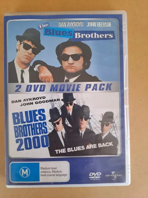 The Blues Brothers / Blues Brothers 2000 (DVD, 1980) Dan Aykroyd - Region 4