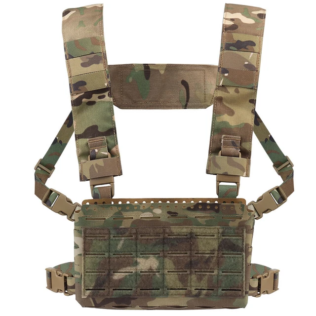 Airsoft Tactical Ves.t MK5 Military Chest Rig Triple Magazine Pouch Molle System