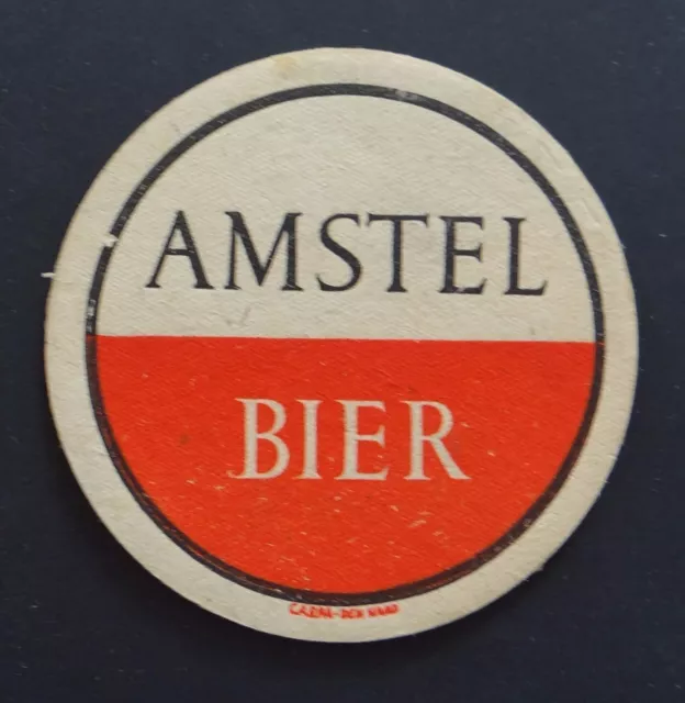 Ancien sous-bock bière AMSTEL BIER Carpa Den Haag Bierdeckel 2