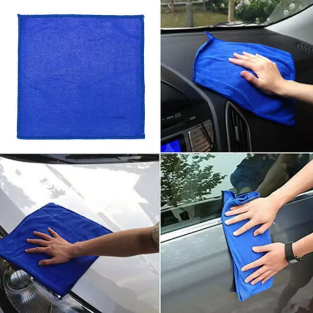 Microfibre Cleaning Auto Car Detailing Soft Cloths Wash .T0 M6X9 Towel R3W7