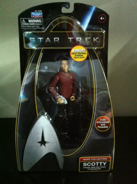 Playmates Star Trek Warp Collection SCOTTY Action Figure 16 cm MOC, 2009