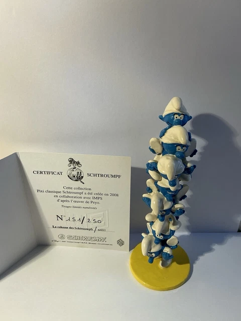 Lot De Figurines Schtroumpfs De Noël Rares – 51.907 Et 51.908 – Christmas Smurfs