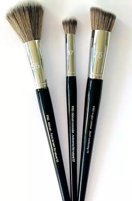 SEPHORA Makeup Brush Set | Contour, Blush, Foundation, Concealer, #55 #57 #75