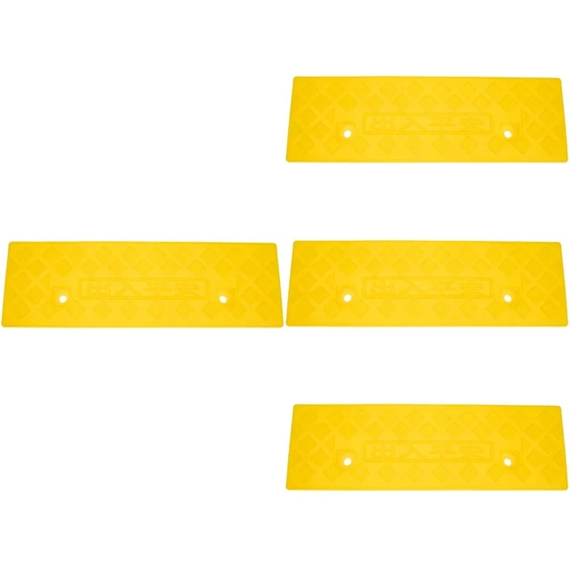 Set 4 rampe a soglia tappetino a gradini tappetino portabici per auto triangolo