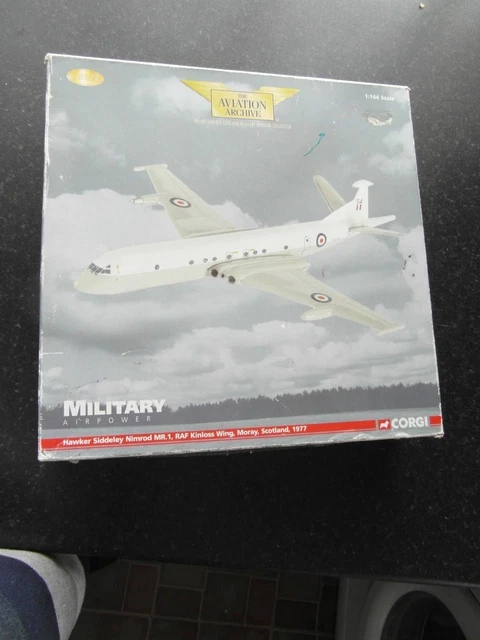 Avion Militaire Corgi 1/144 HS Nimrod MR1 AA 35602 – Modèle Réduit En Métal Moulé