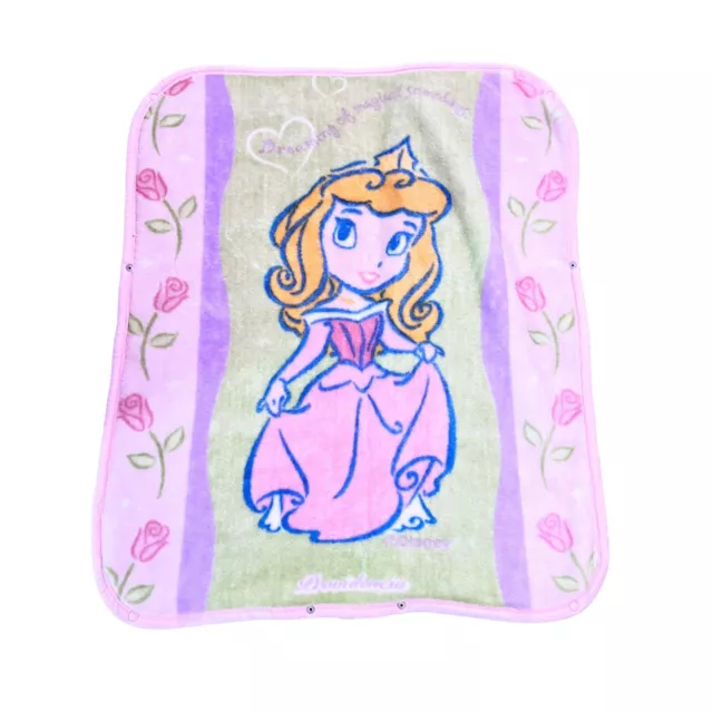 Manta de felpa acrílico vintage princesa aurora bella durmiente Providencia Disney