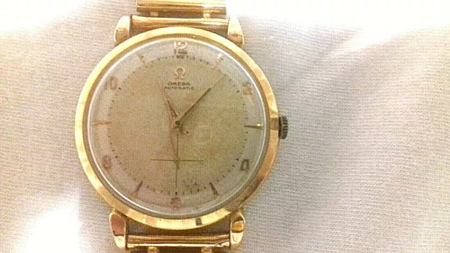 Montre OMEGA en or 18k - OMEGA automatic gold watch vintage