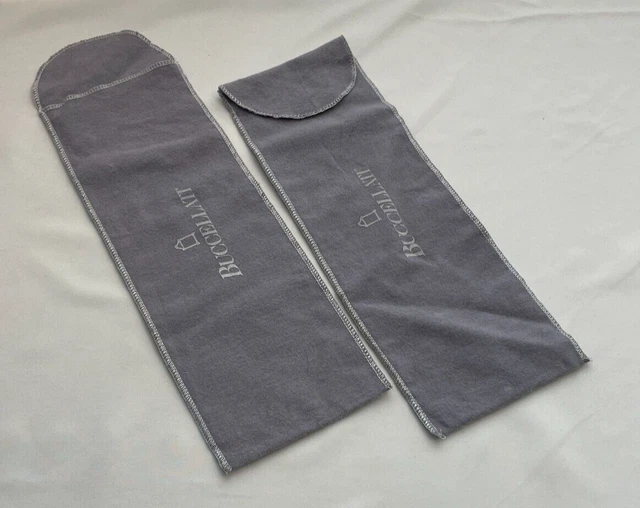 Buccellati Sterling Silver Flatware Individual Storage Bags - Set of 2