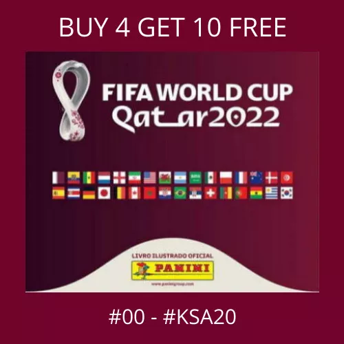 2022 FIFA Fussball-Weltmeisterschaft Katar - Panini Aufkleber - #00 - #KSA20