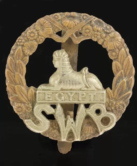 Infantry Of The Line: South Wales Borderers Cap Badge Ref: 3549E