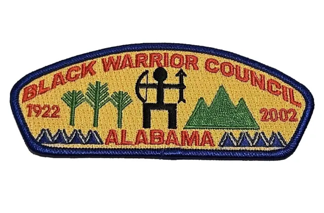 BSA - BLACK WARRIOR COUNCIL CSP ALABAMA Blue Border - 1835