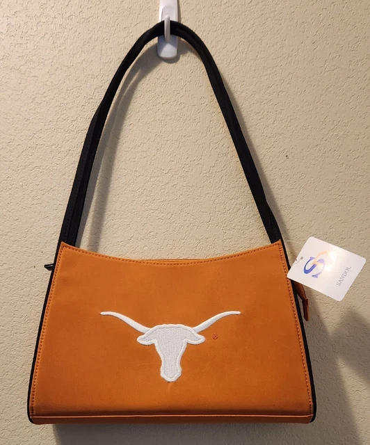 Official Texas Longhorns handbag NWT embroidered Logo White