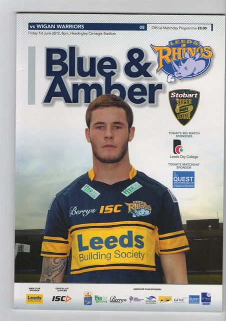 Leeds Rhinos Vintage Programme 2012 (v Wigan)
