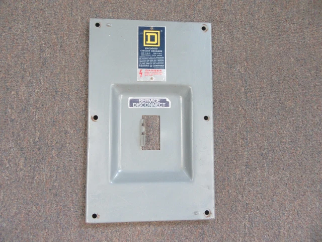 Square D Panel Cover 2 Space For Disconnect Switch