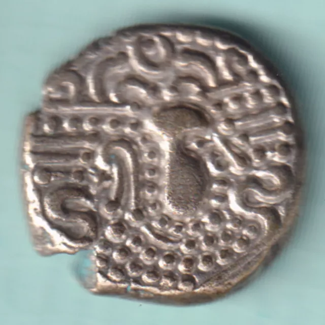 Ancient India 3/4 Century Indo Sassanian Silver Drachma Rare Coin