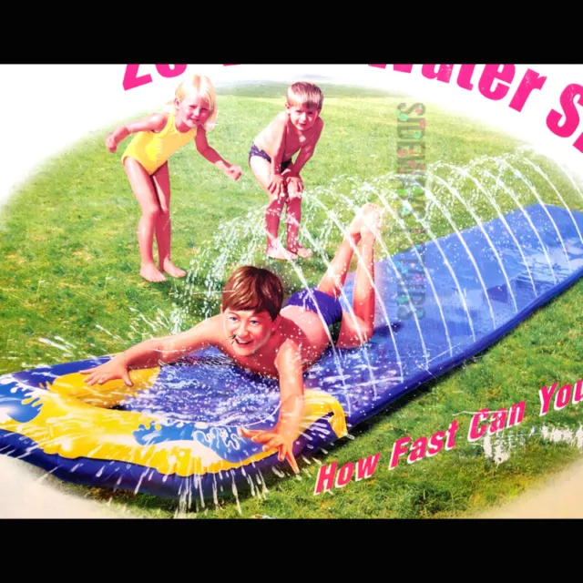 WILD WATER SLIDE 2004 Sofina 20' ft RARE slip n slide inflatable yard toy summer 3